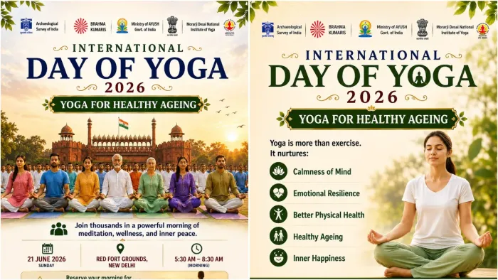International Day of Yoga 2026 to Be Celebrated at Historic Red Fort Grounds