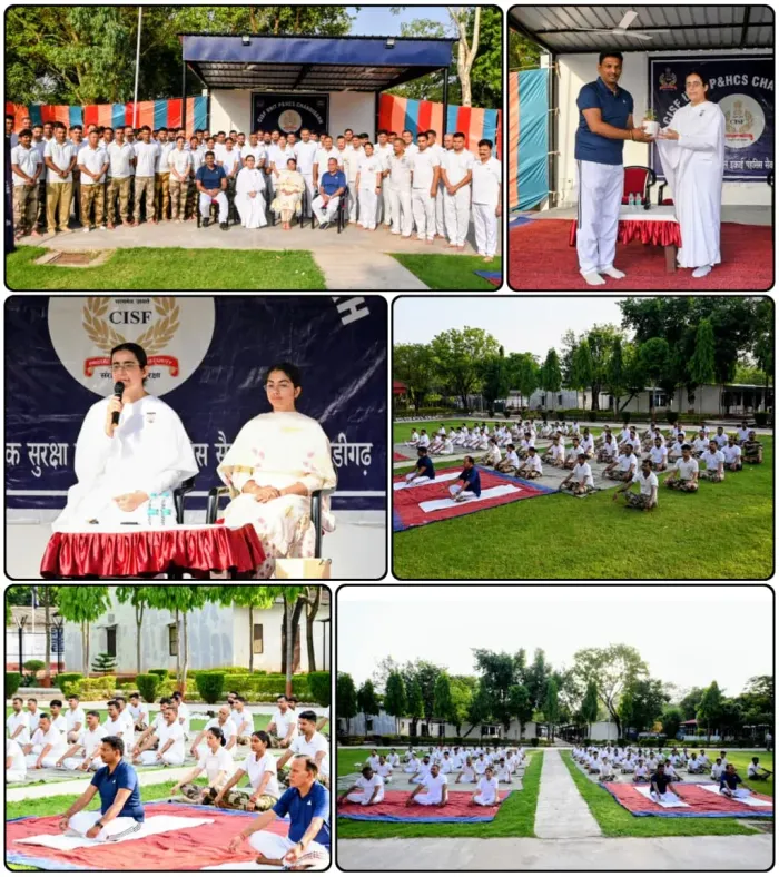 Brahma Kumaris Conducts Rajyoga Meditation Session for CISF Personnel in Chandigarh — gallery photo 1