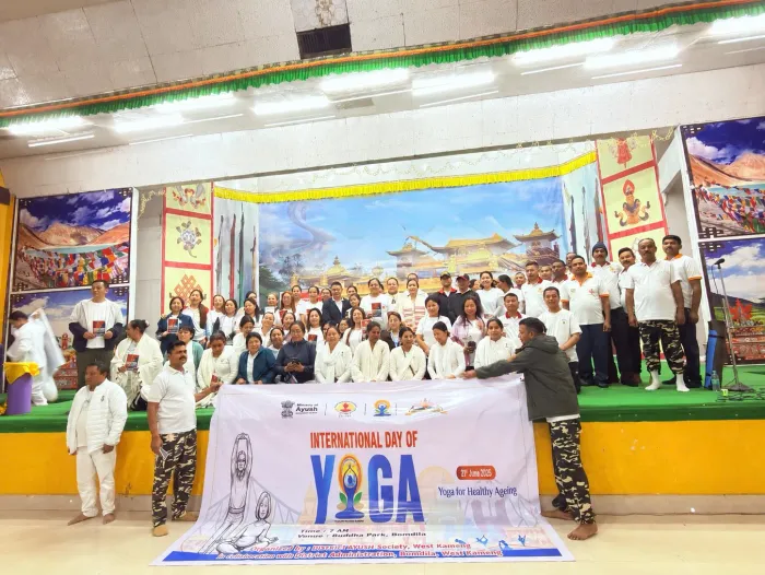 Brahma Kumaris Participates in International Day of Yoga 2026 Celebration and Nasha Mukt Bharat Abhiyaan at Bomdila —… Brahma Kumaris Participates in International Day of Yoga 2026 Celebration and Nasha Mukt Bharat Abhiyaan at Bomdila — photo gallery 2