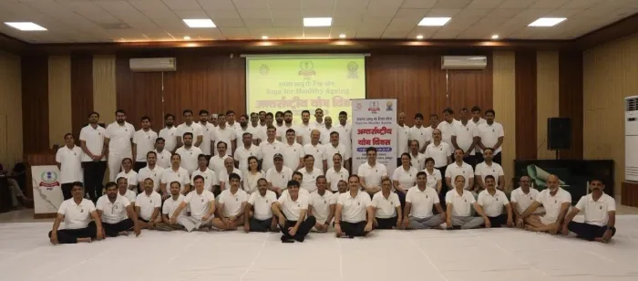 International Day of Yoga 2026 Celebrated at Income Tax Department and NACIN ZTI Jaipur in Association with Brahma Kumaris — gallery photo 2
