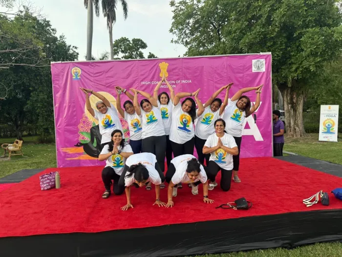 International Day of Yoga 2026 Celebrated at the High Commission of India in Kingston with Brahma Kumaris Participation — gallery photo 1