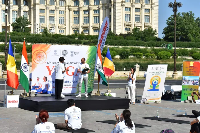Brahma Kumaris Joins International Day of Yoga Celebration in Bucharest Promoting Yoga for Healthy Ageing — photo gal… Brahma Kumaris Joins International Day of Yoga Celebration in Bucharest Promoting Yoga for Healthy Ageing — photo gallery 4