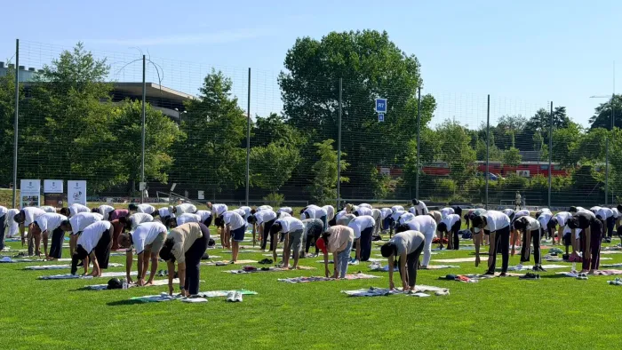 Rajyoga Meditation Enhances International Day of Yoga Celebrations in Switzerland — photo gallery 2 Rajyoga Meditation Enhances International Day of Yoga Celebrations in Switzerland — photo gallery 2