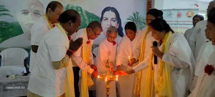 Uniting Seniors through Yoga and Spirituality: A Blissful Celebration by Brahma Kumaris, Unit-9 Bhubaneswar