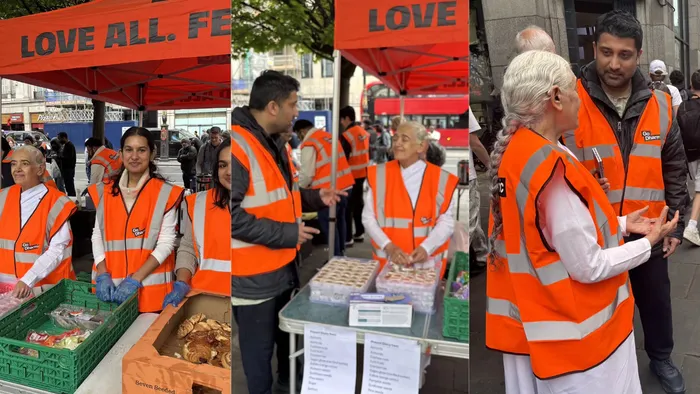 London Food Service Initiative Joined by Sister Jayanti Inspires Many