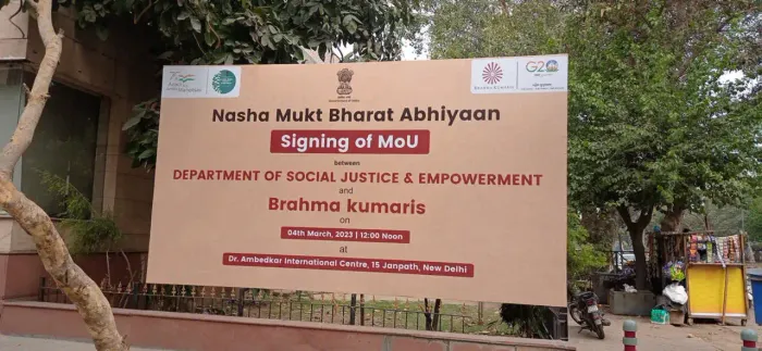 MOU between the Ministry Of Social Justice And Empowerment and Brahmakumaris