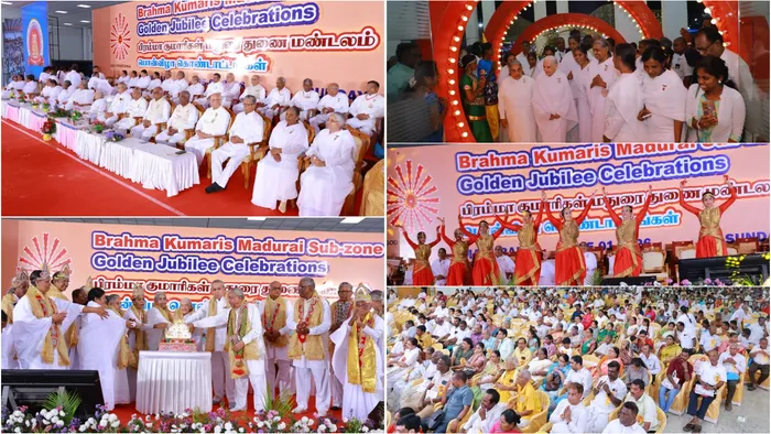 Golden Jubilee Celebration Marks 50 Years of Brahma Kumaris’ Service in Madurai