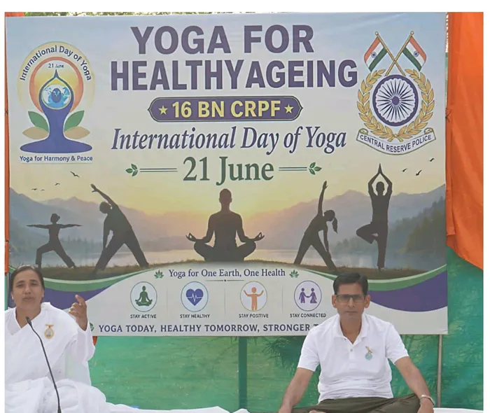 Brahma Kumaris Conducts International Yoga Day Session for 16 Battalion CRPF, Mathura — photo gallery 1 Brahma Kumaris Conducts International Yoga Day Session for 16 Battalion CRPF, Mathura — photo gallery 1
