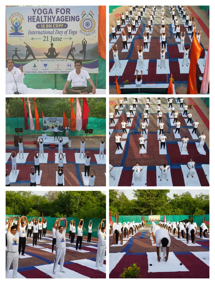 Brahma Kumaris Conducts International Yoga Day Session for 16 Battalion CRPF, Mathura — photo gallery 2 Brahma Kumaris Conducts International Yoga Day Session for 16 Battalion CRPF, Mathura — photo gallery 2