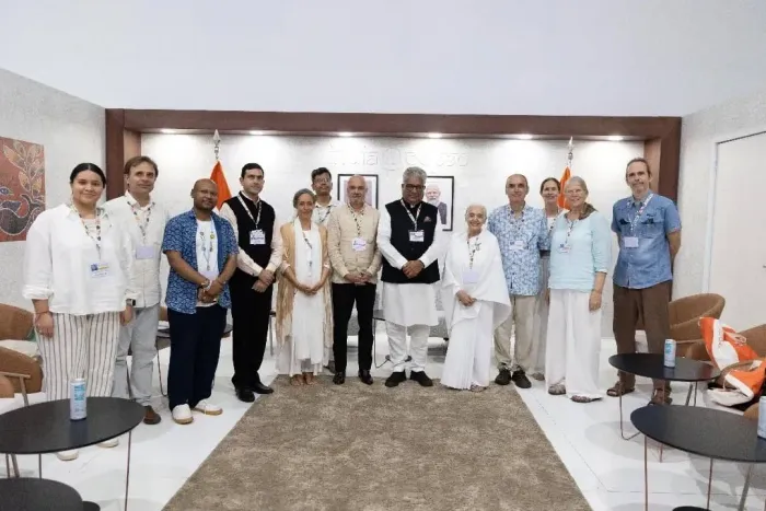 Meeting of Union Environment Minister with Sister Jayanti at COP30 Brazil — photo gallery 6 Meeting of Union Environment Minister with Sister Jayanti at COP30 Brazil — photo gallery 6
