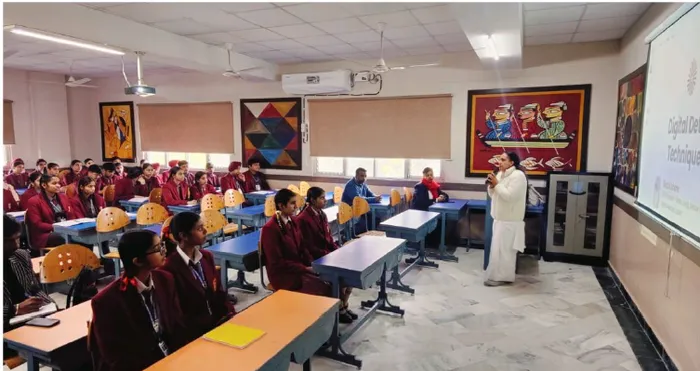 Digital Wellness Wall Magazine Competition Inspires Creative Expression at Bawa Lalvani Public School, Kapurthala — a… Digital Wellness Wall Magazine Competition Inspires Creative Expression at Bawa Lalvani Public School, Kapurthala — article photo 2