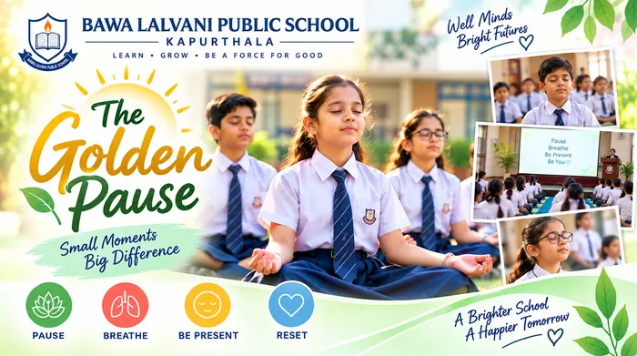 The Golden Pause Creates Moments of Stillness at Bawa Lalvani Public School, Kapurthala — photo gallery 2 The Golden Pause Creates Moments of Stillness at Bawa Lalvani Public School, Kapurthala — photo gallery 2