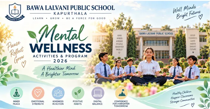 Brahma Kumaris Mental Wellness Programme Promotes Stillness, Resilience and Positive Living at Bawa Lalvani Public School, Kapurthala Brahma Kumaris Mental Wellness Programme Promotes Stillness, Resilience and Positive Living at Bawa Lalvani Public School, Kapurthala