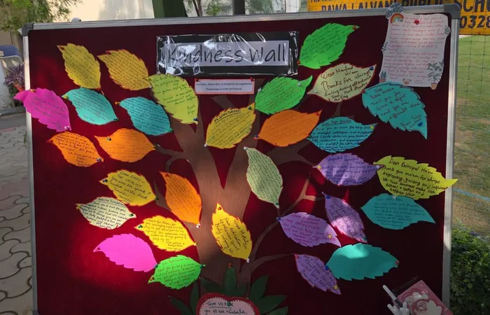 Kindness Wall Encourages Students to Make Kindness Visible at Bawa Lalvani Public School, Kapurthala — photo gallery 1 Kindness Wall Encourages Students to Make Kindness Visible at Bawa Lalvani Public School, Kapurthala — photo gallery 1