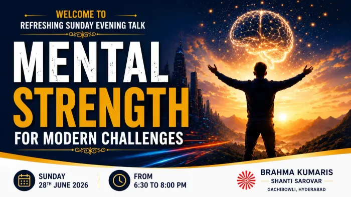 Special Sunday Talk Focuses on Mental Strength, Emotional Balance and Inner Stability in Hyderabad event at Shanti Sarovar - Hyderabad