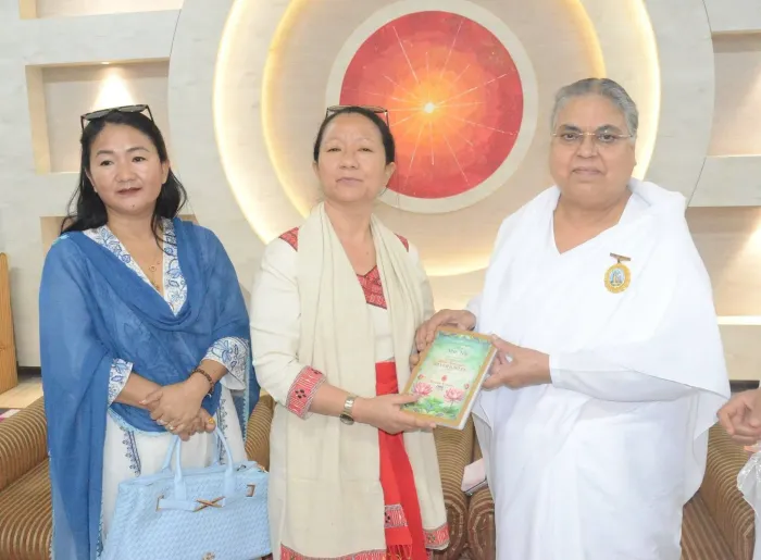 NITI Aayog Member Dr. Joram Aniya Visits Brahma Kumaris Om Shanti Retreat Centre, Gurugram — photo gallery 8 NITI Aayog Member Dr. Joram Aniya Visits Brahma Kumaris Om Shanti Retreat Centre, Gurugram — photo gallery 8