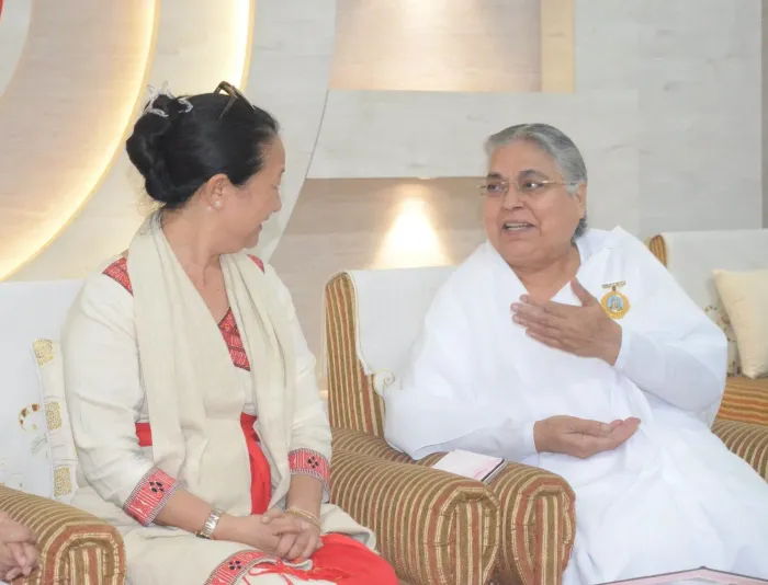 NITI Aayog Member Dr. Joram Aniya Visits Brahma Kumaris Om Shanti Retreat Centre, Gurugram — photo gallery 7 NITI Aayog Member Dr. Joram Aniya Visits Brahma Kumaris Om Shanti Retreat Centre, Gurugram — photo gallery 7