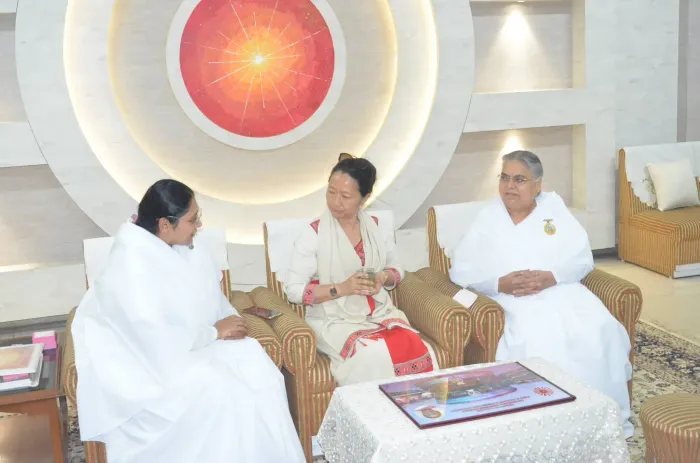 NITI Aayog Member Dr. Joram Aniya Visits Brahma Kumaris Om Shanti Retreat Centre, Gurugram — photo gallery 2 NITI Aayog Member Dr. Joram Aniya Visits Brahma Kumaris Om Shanti Retreat Centre, Gurugram — photo gallery 2