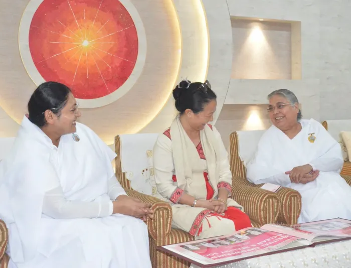 NITI Aayog Member Dr. Joram Aniya Visits Brahma Kumaris Om Shanti Retreat Centre, Gurugram — photo gallery 6 NITI Aayog Member Dr. Joram Aniya Visits Brahma Kumaris Om Shanti Retreat Centre, Gurugram — photo gallery 6
