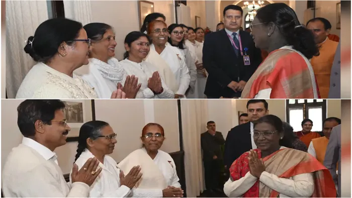 नैनीताल राजभवन की 125वीं वर्षगांठ पर राष्ट्रपति से मिली ब्रह्माकुमारीज़ की बहनें