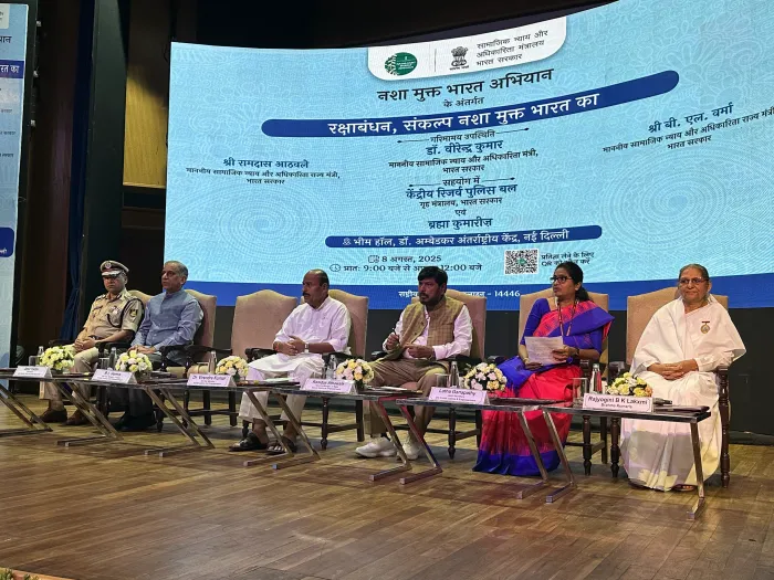 Celebration of Raksha Bandhan and 5 Years of Nasha Mukt Bharat Abhiyaan with CRPF Jawans