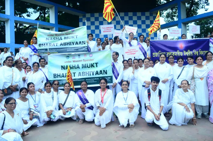 Rally in Sadhanpur Inspires Many People Towards a Life Free from Addiction