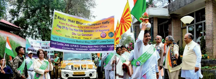 Witness the collective spirit of awareness through rallies, marches, and public campaigns inspiring a drug-free India