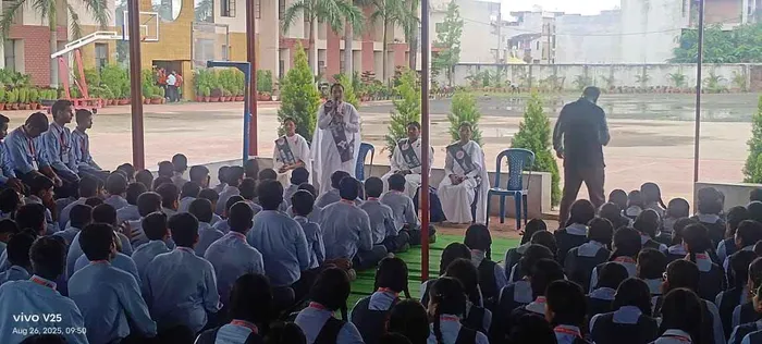  जबलपुर सेंट ऑगस्टीन स्कूल में नशा मुक्ति कार्यक्रम द्वारा विद्यार्थियों को मिली प्रेरणा