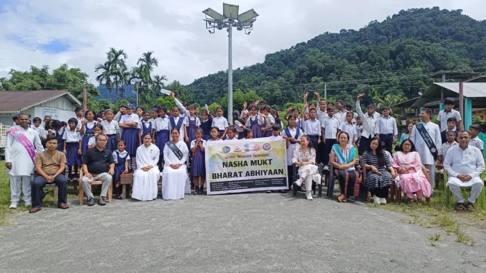 रोइंग में नशा मुक्त भारत अभियान के अंतर्गत जागरूकता सत्र आयोजित