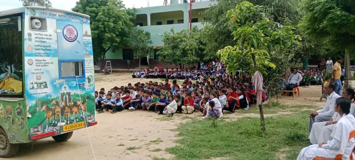  Children Take a Pledge for a Drug-Free Future under Nasha Mukt Bharat Abhiyan