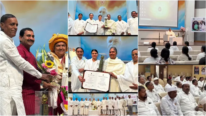 पुणे के उंड्री–पिसोळी में गौरव का क्षण: NECA 2025 सम्मान पर बीके सुनंदा दीदी का नागरिक अभिनंदन