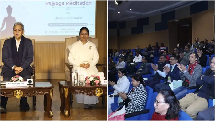 Ministry of Social Justice and Empowerment Hosts Rajyoga Meditation Session in New Delhi
