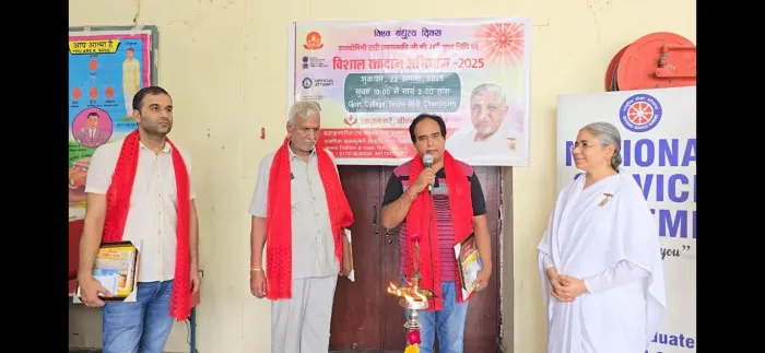 चंडीगढ़ में विश्व बंधुत्व दिवस पर ब्रह्मा कुमारीज द्वारा सफल रक्तदान शिविर का आयोजन — gallery photo 1