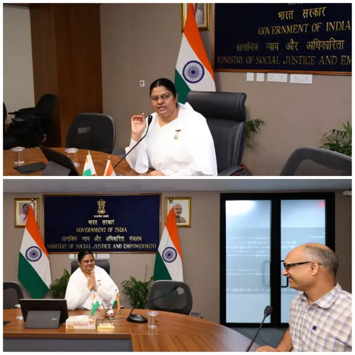 Brahma Kumaris Conducts Stress Management Session for Ministry of Social Justice & Empowerment Officers — gallery photo 1