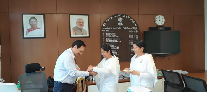 ORC - Om Shanti Retreat Centre, Gurugram Celebrates Raksha Bandhan with Government Officials — article photo 3 ORC - Om Shanti Retreat Centre, Gurugram Celebrates Raksha Bandhan with Government Officials — article photo 3