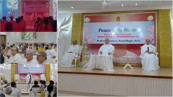 “Peace My Nature” Program on World Meditation Day at Pandav Bhavan, Delhi