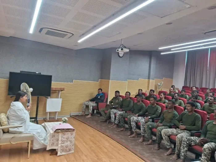 Pune Hosts F1 Force Special Commandos for Spiritual Empowerment at Brahma Kumaris
