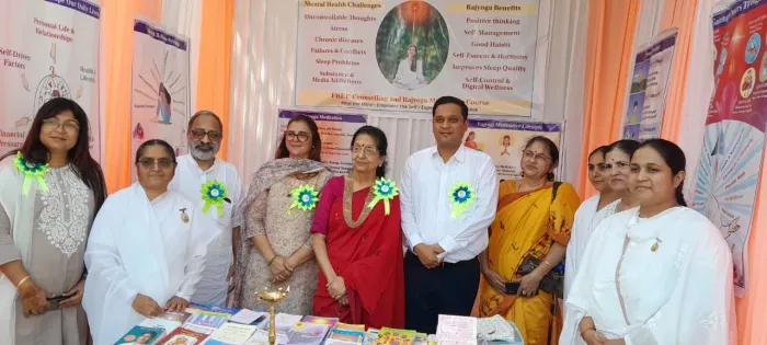 A special program on Healing Minds through Rajyoga Meditation at Nagpur Vishwa Shanti Sarovar