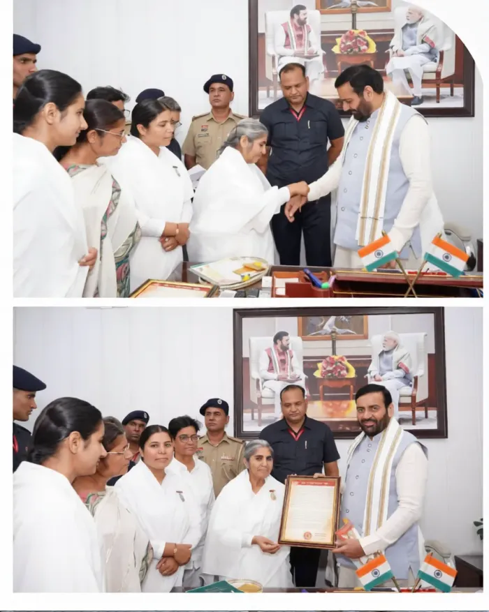Brahma Kumaris Sisters Tie Sacred Rakhi to Chief Ministers Across India — gallery photo 10