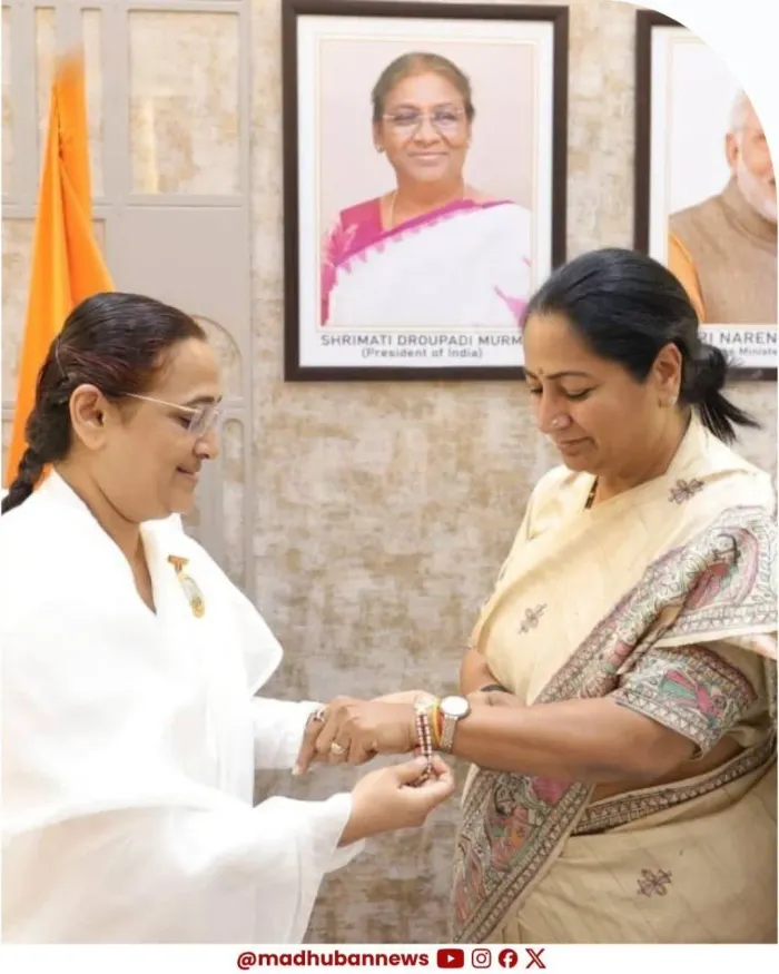 Brahma Kumaris Sisters Tie Sacred Rakhi to Chief Ministers Across India — gallery photo 11