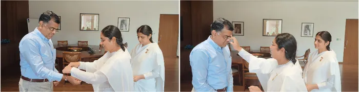 ORC - Om Shanti Retreat Centre, Gurugram Celebrates Raksha Bandhan with Government Officials — article photo 7 ORC - Om Shanti Retreat Centre, Gurugram Celebrates Raksha Bandhan with Government Officials — article photo 7