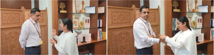 ORC - Om Shanti Retreat Centre, Gurugram Celebrates Raksha Bandhan with Government Officials — article photo 17 ORC - Om Shanti Retreat Centre, Gurugram Celebrates Raksha Bandhan with Government Officials — article photo 17