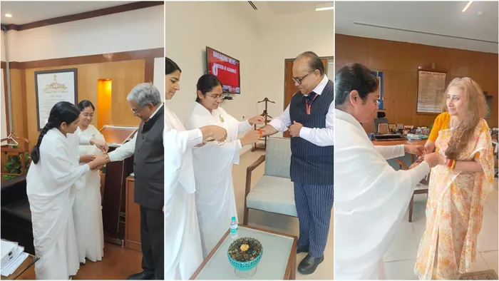 ORC - Om Shanti Retreat Centre, Gurugram Celebrates Raksha Bandhan with Government Officials ORC - Om Shanti Retreat Centre, Gurugram Celebrates Raksha Bandhan with Government Officials
