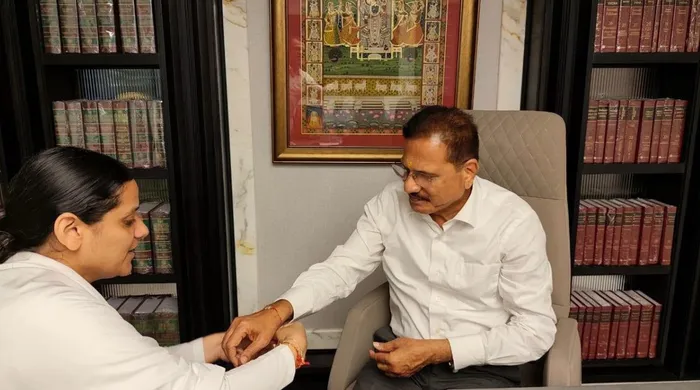 Celebrating the Sacred Spirit of Raksha Bandhan with Senior Advocate Sukumar Pattjoshi Celebrating the Sacred Spirit of Raksha Bandhan with Senior Advocate Sukumar Pattjoshi