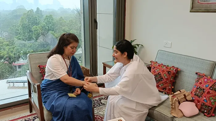 ORC - Om Shanti Retreat Centre, Gurugram Celebrates Raksha Bandhan with Government Officials — gallery photo 6