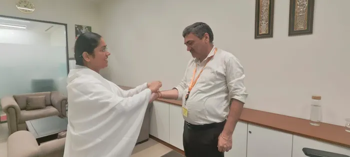 ORC - Om Shanti Retreat Centre, Gurugram Celebrates Raksha Bandhan with Government Officials — gallery photo 1