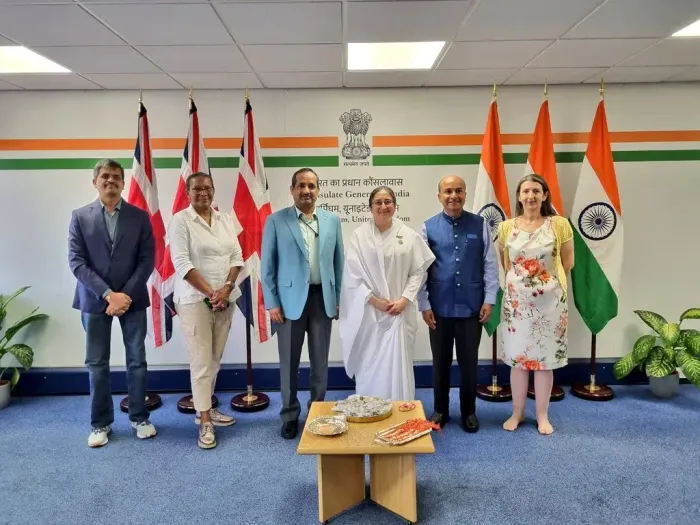 Celebration of Raksha Bandhan at the Consulate General of India, Birmingham