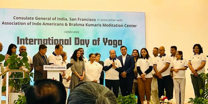 Brahma Kumaris Collaborates with the Consulate General of India, San Francisco to Celebrate the 12th International Day of Yoga 2026 Brahma Kumaris Collaborates with the Consulate General of India, San Francisco to Celebrate the 12th International Day of Yoga 2026