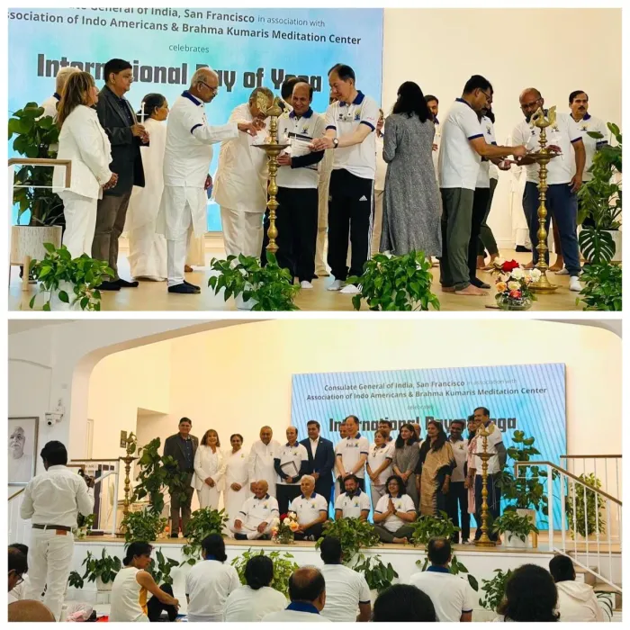 Brahma Kumaris Collaborates with the Consulate General of India, San Francisco to Celebrate the 12th International Da… Brahma Kumaris Collaborates with the Consulate General of India, San Francisco to Celebrate the 12th International Day of Yoga 2026 — article photo 2