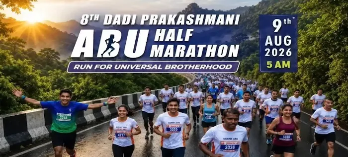 दादी प्रकाशमणि आबू हाफ मैराथन 2026 के लिए ऐतिहासिक उत्साह, 3,900 धावकों का पंजीकरण पूर्ण — gallery photo 2